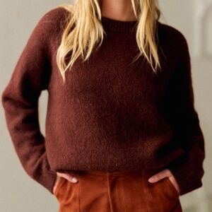 Sezane Amiel Jumper in Mocha (Size M)